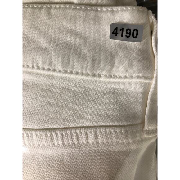 J. Crew Curvy Essential Jeans Straight Leg All Day Stretch White NWT Size 33 - Picture 11 of 11